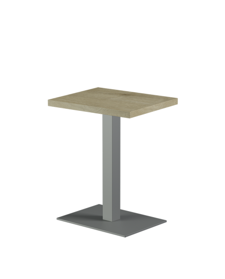Tisch ALFA 40x55 Grau mit Laminierte-Platten 18 mm