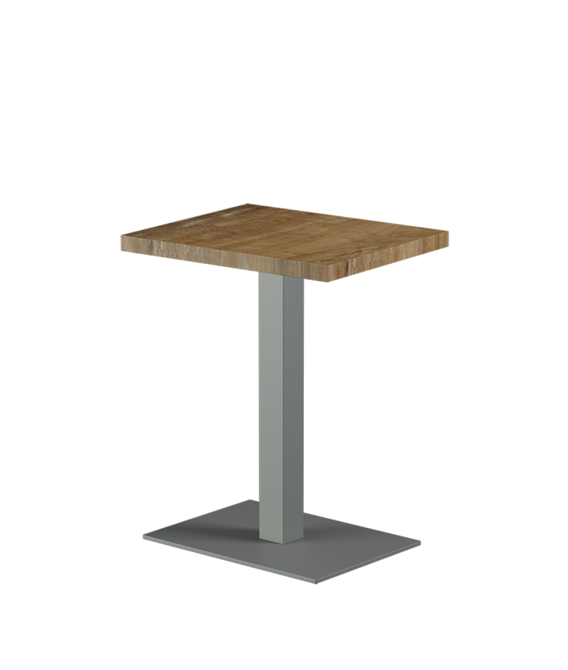 Tisch ALFA 40x55 Grau mit Laminierte-Platten 18 mm