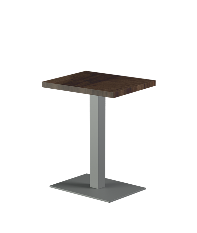 Tisch ALFA 40x55 Grau mit Laminierte-Platten 18 mm