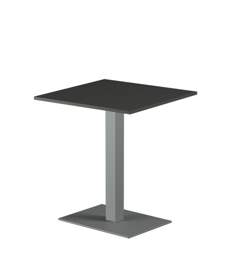 Tisch ALFA 40x55 Grau mit Laminierte-Platten 18 mm