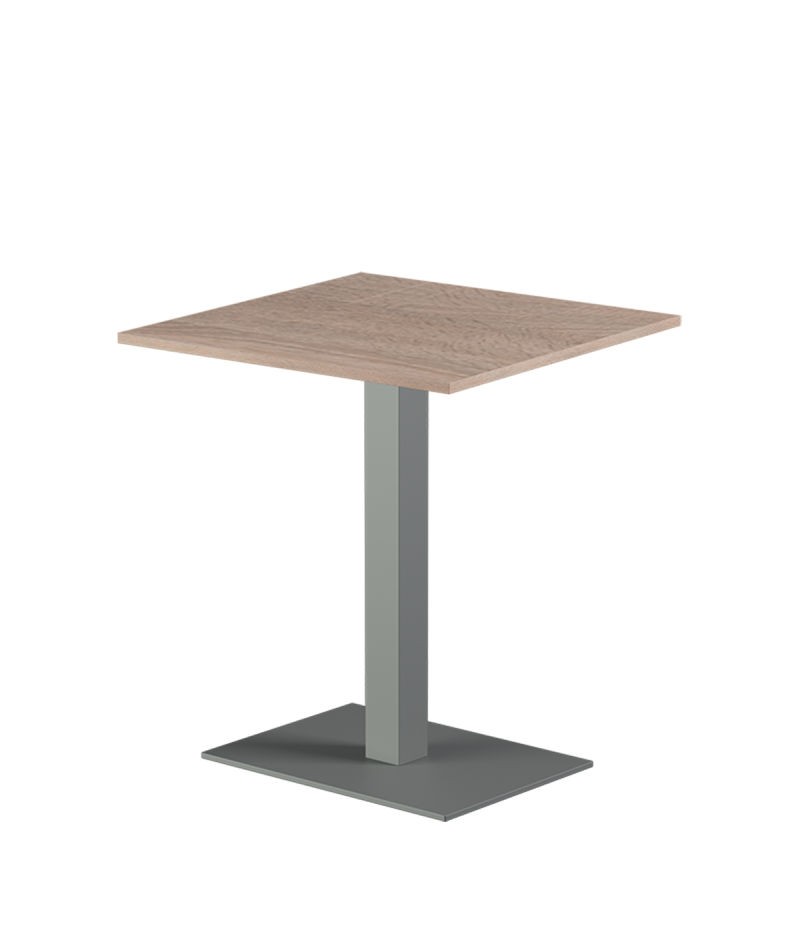 Tisch ALFA 40x55 Grau mit Laminierte-Platten 18 mm