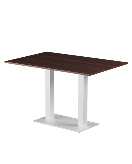 Tisch ALFA DUO Weiss mit Laminierte-Platten 18 mm