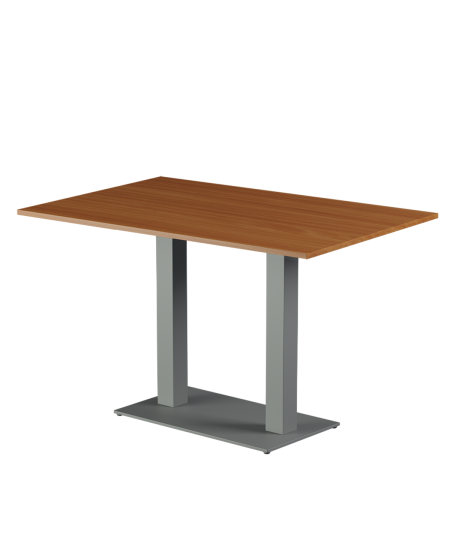 Tisch ALFA DUO Grau mit Laminierte-Platten 18 mm