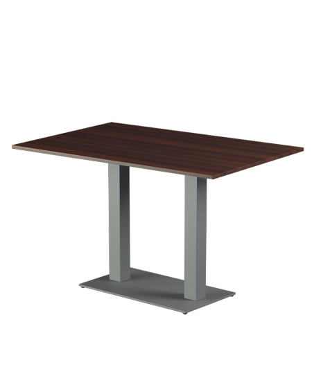 Tisch ALFA DUO Grau mit Laminierte-Platten 18 mm