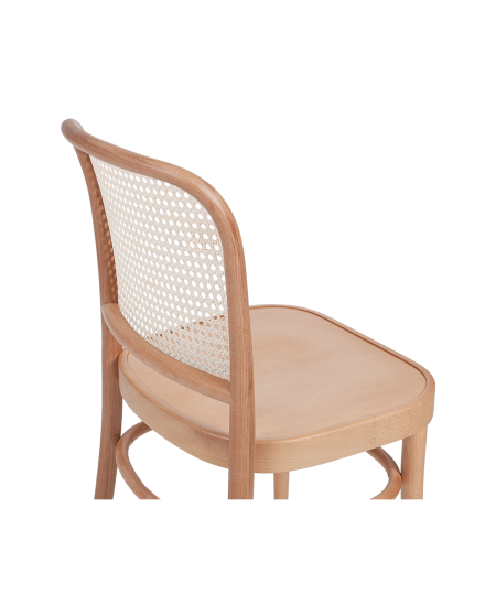 Bugholzstuhl LOOMI 811 Rattan Natur