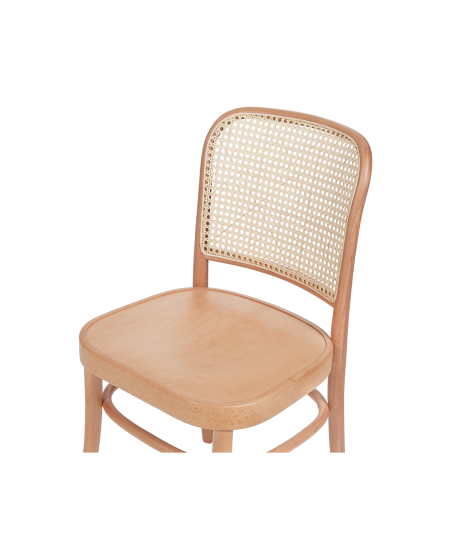 Bugholzstuhl LOOMI 811 Rattan Natur
