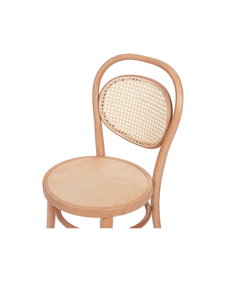 Bugholzstuhl ELLIPSE Rattan Natur