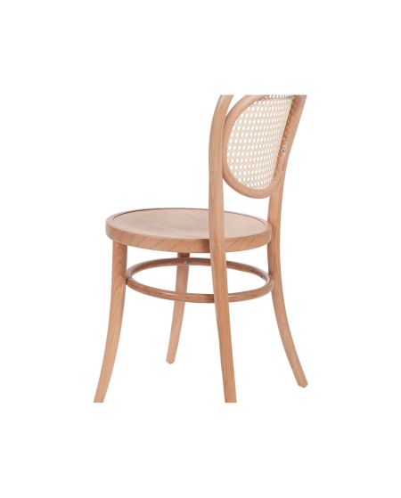 Bugholzstuhl ELLIPSE Rattan Natur