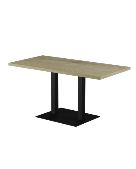 Tisch ALFA XL DUO mit Laminierte-Platten 28 mm