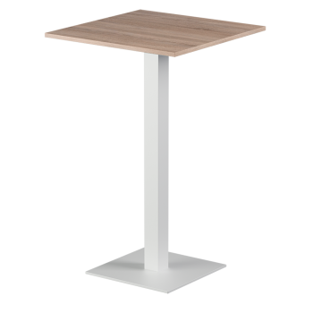 Tisch ALFA BAR Weiss mit Laminierte-Platten 18 mm