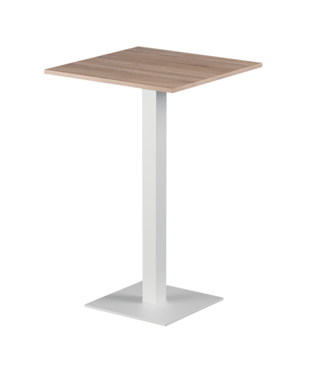 Tisch ALFA BAR Weiss mit Laminierte-Platten 18 mm