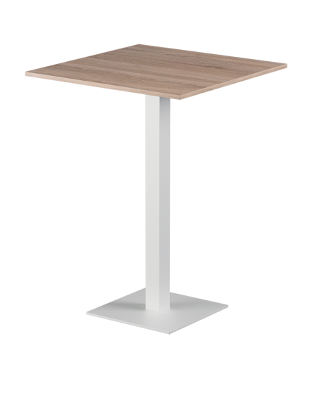 Tisch ALFA BAR Weiss mit Laminierte-Platten 18 mm