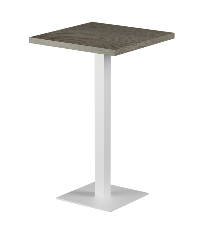Tisch ALFA BAR Weiss mit Laminierte-Platten 18 mm