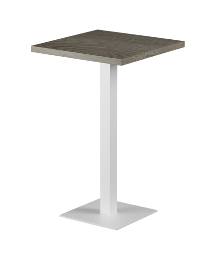 Tisch ALFA BAR Weiss mit Laminierte-Platten 18 mm