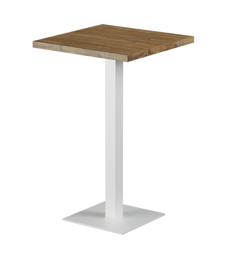 Tisch ALFA BAR Weiss mit Laminierte-Platten 18 mm