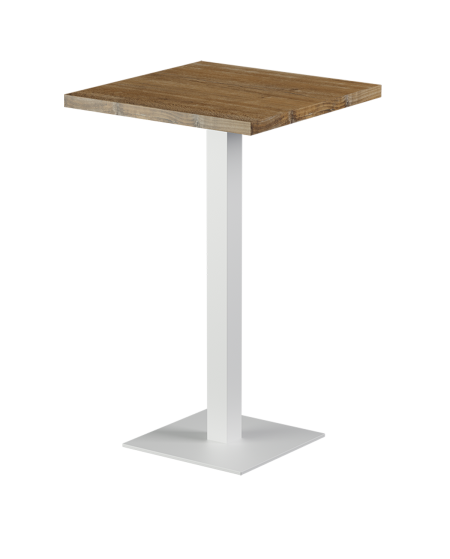 Tisch ALFA BAR Weiss mit Laminierte-Platten 18 mm
