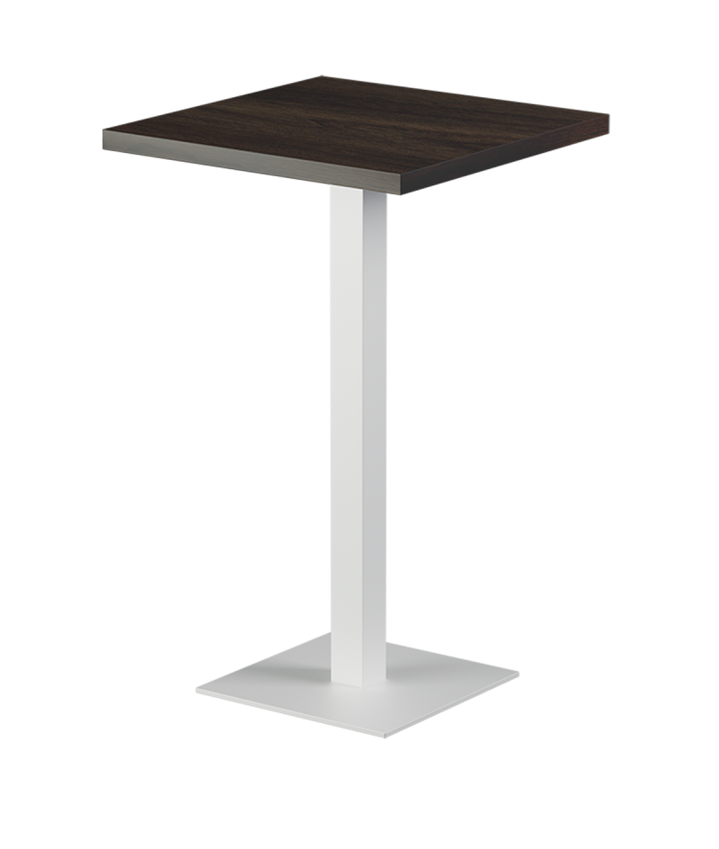 Tisch ALFA BAR Weiss mit Laminierte-Platten 18 mm