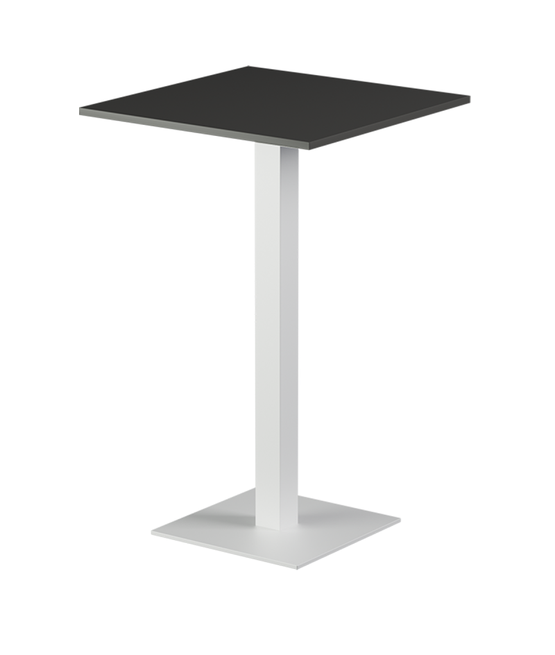 Tisch ALFA BAR Weiss mit Laminierte-Platten 18 mm