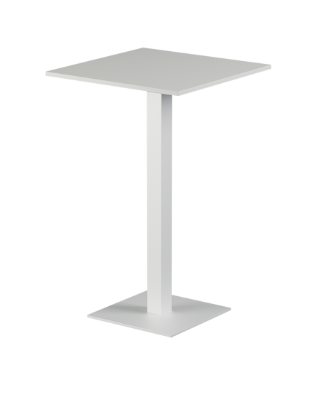 Tisch ALFA BAR Weiss mit Laminierte-Platten 18 mm