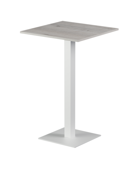 Tisch ALFA BAR Weiss mit Laminierte-Platten 18 mm