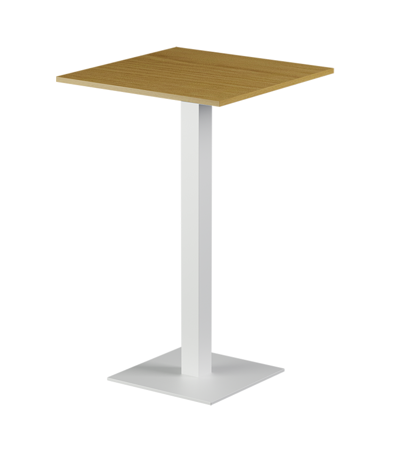 Tisch ALFA BAR Weiss mit Laminierte-Platten 18 mm