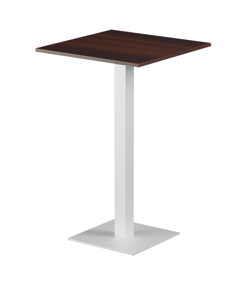 Tisch ALFA BAR Weiss mit Laminierte-Platten 18 mm