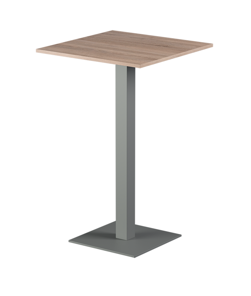 Tisch ALFA BAR Grau mit Laminierte-Platten 18 mm