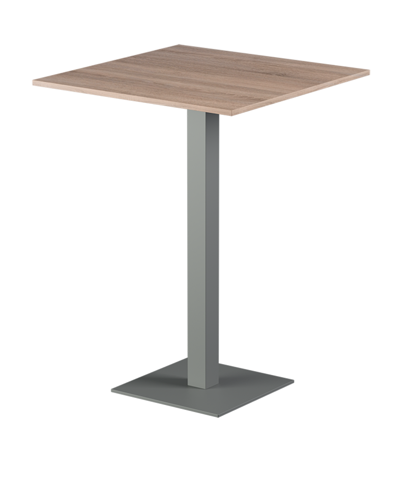 Tisch ALFA BAR Grau mit Laminierte-Platten 18 mm