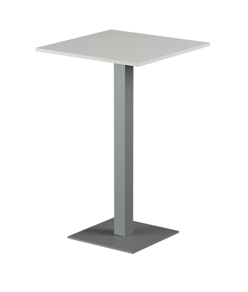 Tisch ALFA BAR Grau mit Laminierte-Platten 18 mm