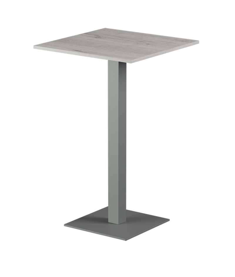 Tisch ALFA BAR Grau mit Laminierte-Platten 18 mm