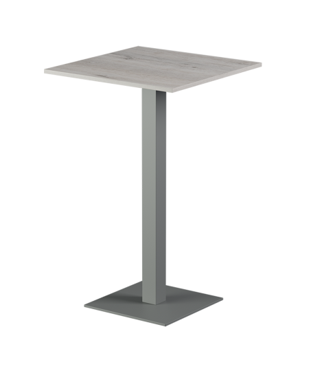 Tisch ALFA BAR Grau mit Laminierte-Platten 18 mm