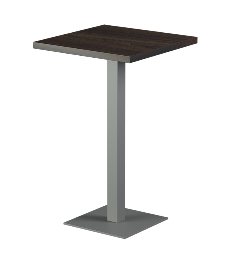 Tisch ALFA BAR Grau mit Laminierte-Platten 18 mm