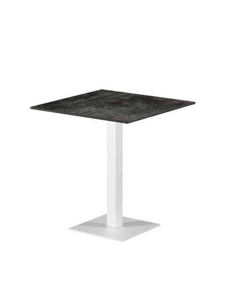 Tisch ALFA S Weiß mit HPL-Platten