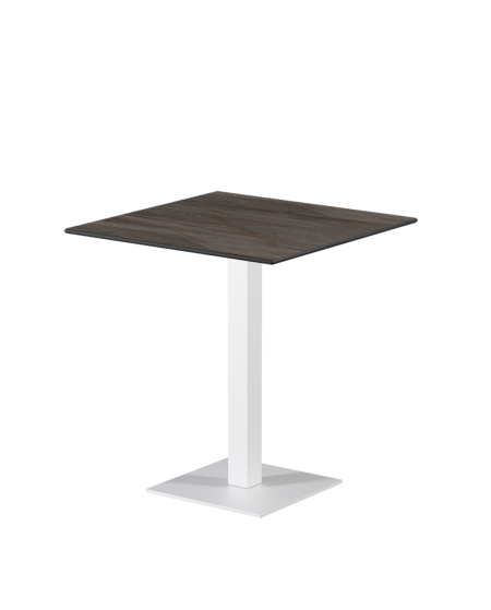 Tisch ALFA S Weiß mit HPL-Platten