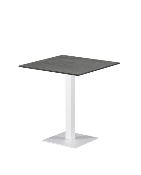 Tisch ALFA S Weiß mit HPL-Platten