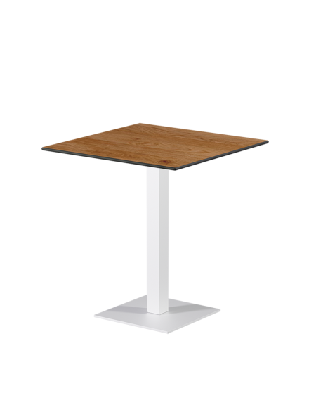 Tisch ALFA S Weiß mit HPL-Platten