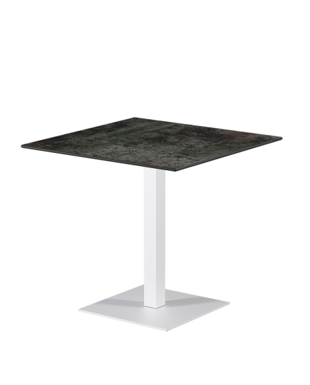 Tisch ALFA S Weiß mit HPL-Platten