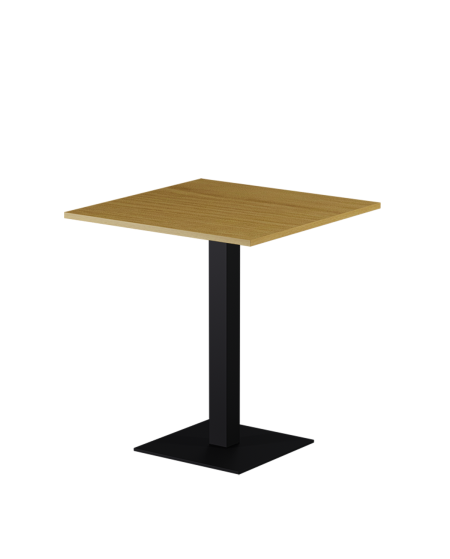 Tisch ALFA S Schwarz mit Laminierte-Platten 18 mm