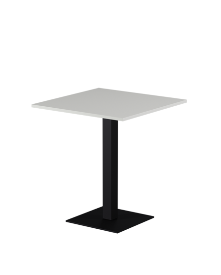 Tisch ALFA S Schwarz mit Laminierte-Platten 18 mm