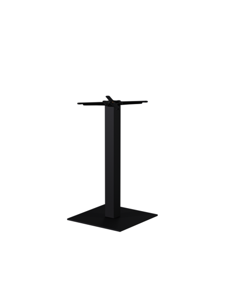 Tisch ALFA S Schwarz mit Laminierte-Platten 18 mm