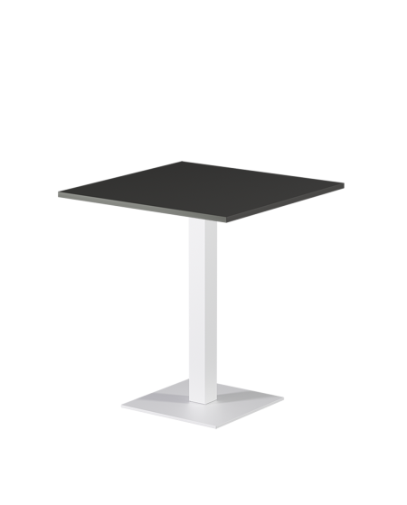 Tisch ALFA S Weiss mit Laminierte-Platten 18 mm