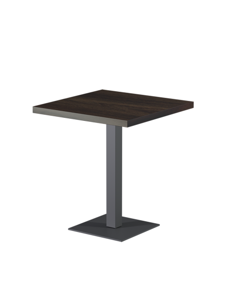 Tisch ALFA S Grau mit Laminierte-Platten 18 mm
