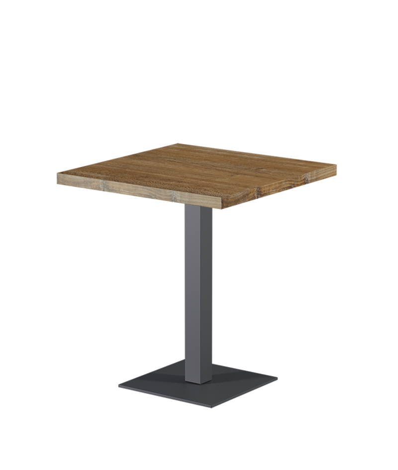 Tisch ALFA S Grau mit Laminierte-Platten 18 mm
