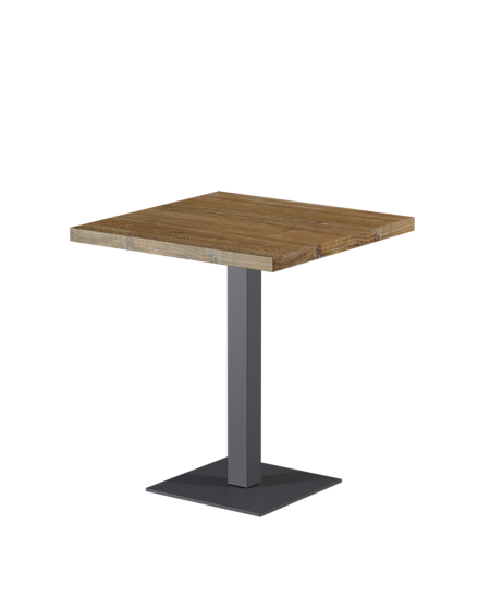 Tisch ALFA S Grau mit Laminierte-Platten 18 mm