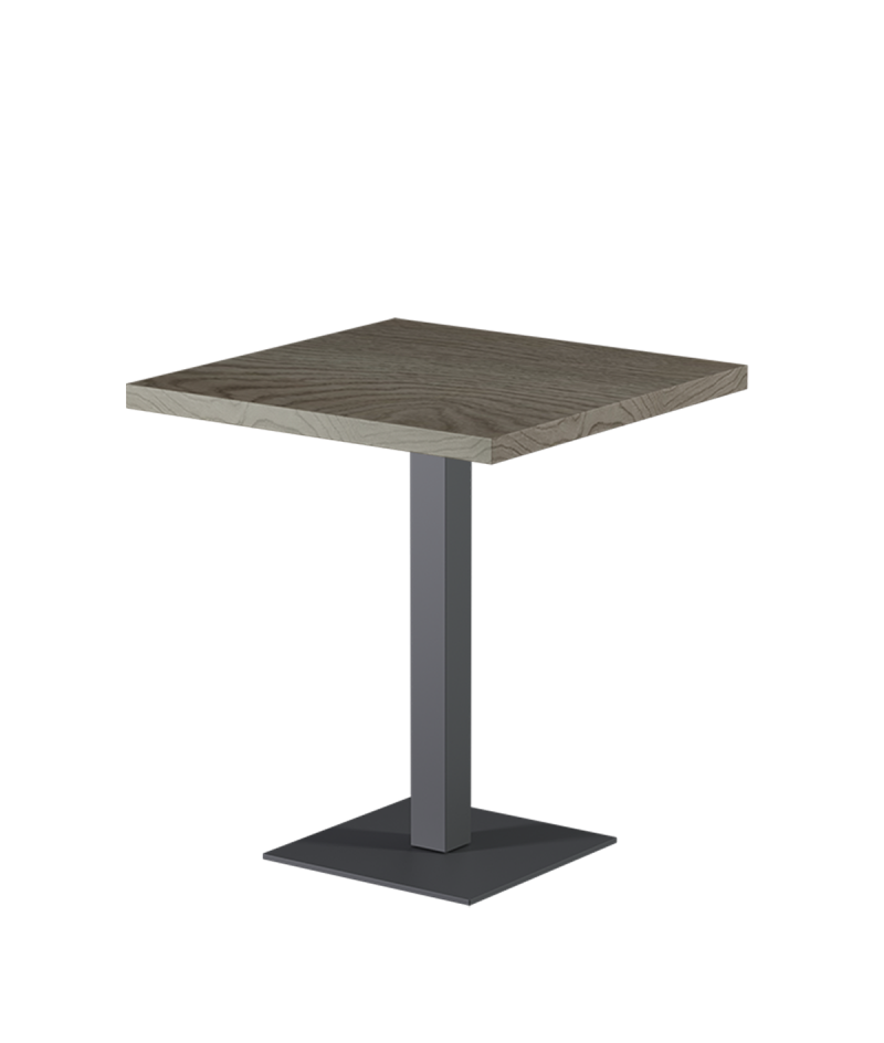 Tisch ALFA S Grau mit Laminierte-Platten 18 mm
