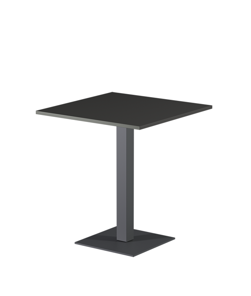 Tisch ALFA S Grau mit Laminierte-Platten 18 mm