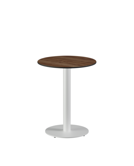Tisch ALFA R Weiß mit HPL-Platten