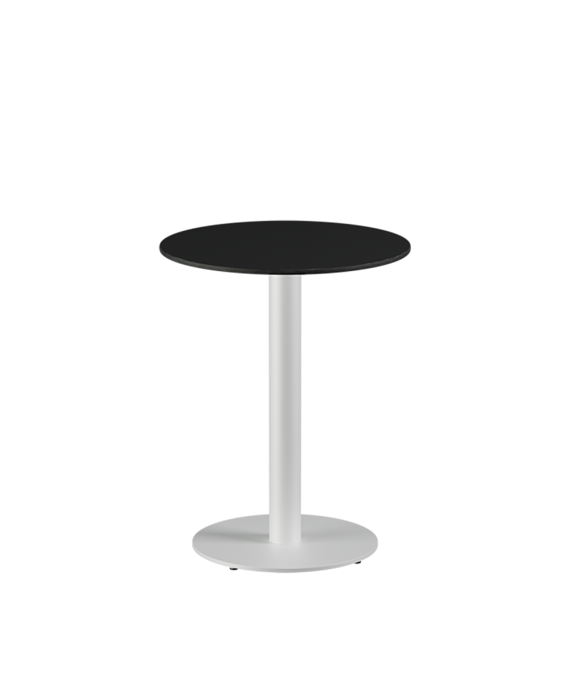 Tisch ALFA R Weiß mit HPL-Platten