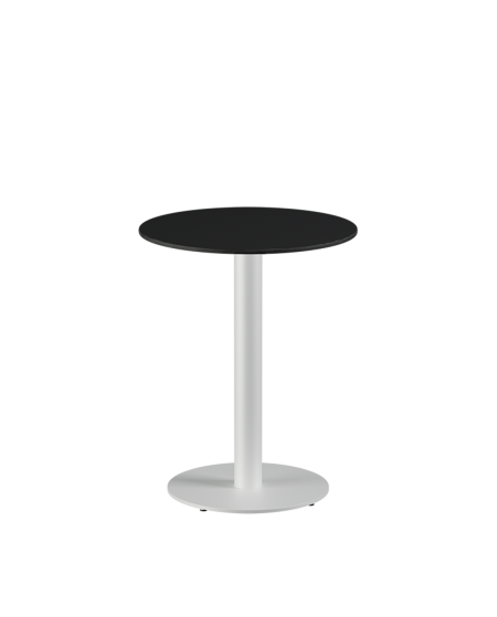 Tisch ALFA R Weiß mit HPL-Platten