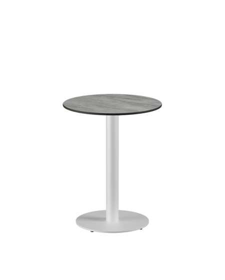 Tisch ALFA R Weiß mit HPL-Platten